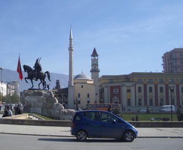 Tirana city center